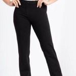 Betabrand  Black Straight Leg Classic Dress Pant Yoga Pants Size L Petites Photo 0