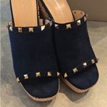 Marc Fisher  Black Studded Mules Photo 0