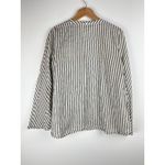 Madewell  Brighton Striped Popover Tunic Shirt with Flare Bell Sleeves - Size M Photo 6