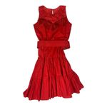 Vintage Lilia Smitty western dress juniors 9 /10 small red fringe cowgirl rodeo Size undefined Photo 1