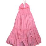 Free People Pink Strapless Pintuck Paradise Maxi Dress Womens S Photo 1