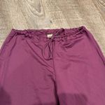 Lotus leggings Wide leg cinch waist pants in Wine Photo 1
