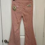 Spell & The Gypsy Collective Pink Flare Pants Size Small Boho Embroidered "Cove" Photo 3