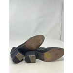 Eileen Fisher Black Textured Heeled Ankle Boots Size US 8.5 Photo 7