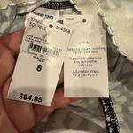 Lands End Womens Black Snow Leopard Print Underwire Tankini Swim Suit Top Size 8 Photo 8