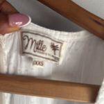 Mille Resort Maja Dress in Pearl Eyelet XXS White Photo 8