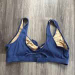Old Navy  Blue Bikini with Cutout Detail 3X Ribbed Photo 1