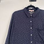 Grand & Greene blue star print size large button down long sleeve casual shirt Photo 7