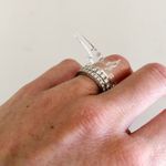 Handmade Fashion Bird in Flight Ring, Clear Custom Silhouette Photo 9