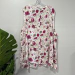 Lane Bryant NWT Floral Sleeveless Blouse - Pink and Cream plus size 28 Photo 1