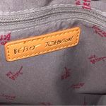 Betsey Johnson Chic salmon colored Quilted Handbag with cross body strap. Photo 10