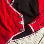 “Mo” Betta by Westmoore MNFG Vintage Western Button Up Blazer Blouse Size Small Red Photo 5