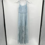 Hello Molly  Girls in Spain Blue Eyelet Lace Sleeveless‎ Maxi Dress Size Small Photo 2