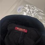 Kikit Short Black Velvet Blazer Jacket Rhinestone Buttons Size XL Y2K Photo 3