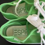 Esprit Y2K  white platform lace up sneakers with a sheer nylon/mesh top. Photo 6