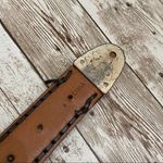 Brighton Black Croc Leather Floral Buckle Belt 32 Photo 11