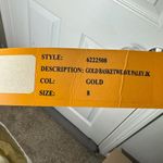 Tory Burch NWT Gold Basketweave Paley Jacket Size 8 Linen Blend Hook Closure Photo 2