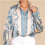 VICI Paisley Button Blouse Down Blouse Photo 3