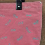 Be As You Glorious Shoes Embroidered Pink Tote Bag Photo 3