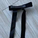 Black Heart bow coquette hair clip Photo 3