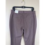 EXPRESS Columnist Women’s pants size 10L NWT Mid-rise Barely Boot Burgundy Plum Photo 4