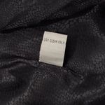 Reba  Black Blazer Gold Turn-Lock Peplum Hem Quiet Luxury Money Classic Workwear Photo 12