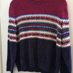 Classic Elements FINAL MARKDOWN Ladies  chenille sweater medium Photo 0