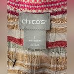 Chico's Chico’s Wavy Striped Sweater Tank Top Size 1 Photo 5