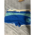 Victoria's Secret Victoria Secret Sulf Swim Boardshorts Size Small Blue Flower Photo 3