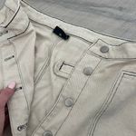 Cream Denim Skirt Size M Photo 1