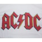 Forever 21  White AC/DC Crewneck Top Photo 1