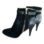 Avon Cushion Walk suede zipper tassel booties Black Size 9 Photo 7