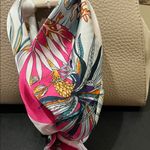 Anna Paola | Italian Leather Satchel w/ Crossbody & Scarf Tan Photo 13