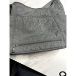 Baggallini Nylon Hobo Bag - Attaches to Suitcase with zipper Gray Cheetah Print Photo 2