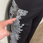 CLARA SUNWOO Black and white Wide Leg Pants woman size SMALL 29” inseam Photo 1