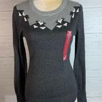Merona Gray Women Sweater Long Sleeve Cotton blend Size XS Photo 0