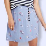 Madewell  Side-Button Mini Skirt in Aloha Floral Photo 0