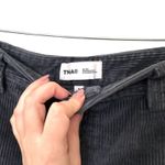 Aritzia  TNA Ripcord Mid-Rise Corduroy Pant‎ Blue/Gray Sz 6 Photo 4