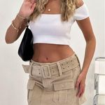 Isabelle's Cabinet Isabelle’s Cabinet Tan Corduroy Skirt Photo 1