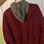 Forever 21 Maroon  Zip-Up Hoodie Photo 1