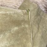 The Look by Randolph Duke Vintage Light Olive Green Suede Cropped Pants Sz 34 Photo 1