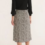 Marine layer NWOT Ryan Slip Midi Skirt Black Cream Size XS Retail $108.00 Photo 3