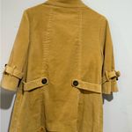 Anthropologie  Mustard Double-Breasted Pea has no tag , this has the measurements Photo 4