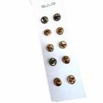 Free People  Vintage-Inspired Gold Tone Enamel Pin Set Photo 5