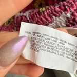 ZARA Puff Off the Shoulder Sleeve Smocked Mini Dress in Pink Daisy size M Photo 5