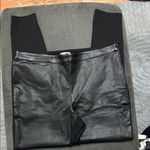 Halogen Black Faux Leather Pants Photo 3