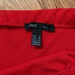 Mango MNG by  Kate Moss Red Strapless Peplum Dress Photo 6