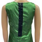 Sugar Lips  Emerald Green Black Sleeveless Bubble Hem Zip Back Lined Dress Size S Photo 8