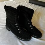 Stuart Weitzman Black Fur Boots Photo 5