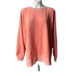 Aerie Beach Party Crew Sweatshirt, Orange Sz XL Photo 2